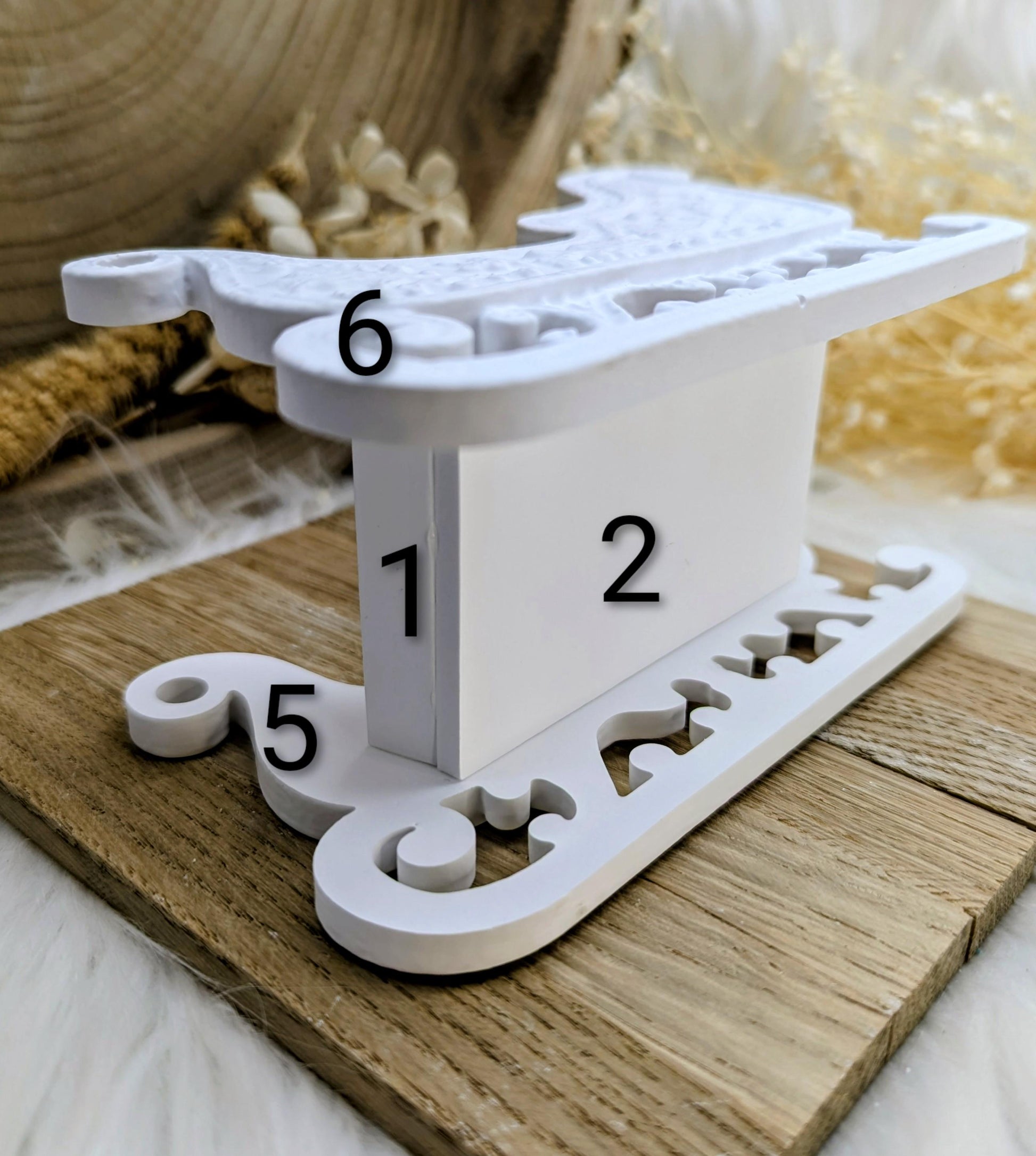 Gießform Schlittenzauber / Weihnachtsschlitten / Miniatur / Raysin