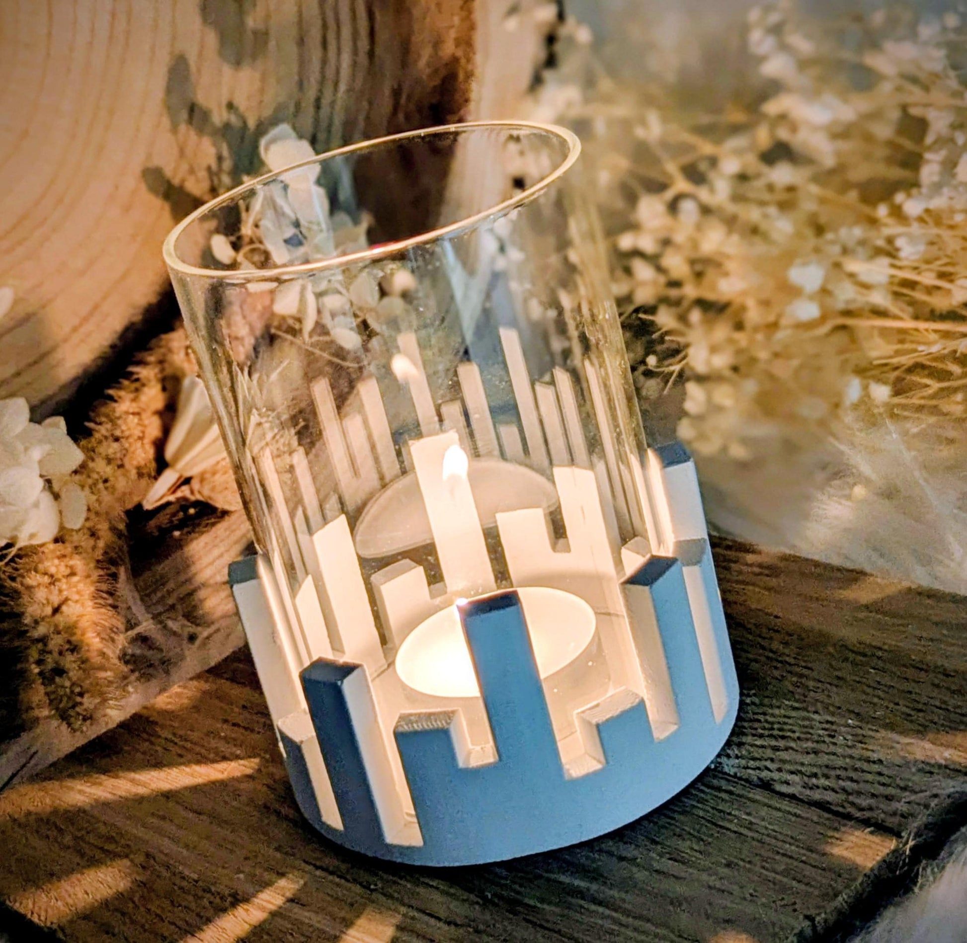 Silikonform City Lights/ Lichtspiel / mit Boden / Raysin / Silikonform