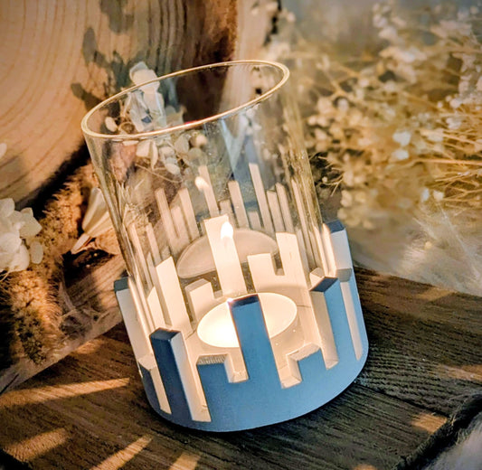 Silikonform City Lights/ Lichtspiel / mit Boden / Raysin / Silikonform