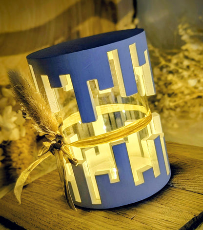 Silikonform City Lights/ Lichtspiel / mit Boden / Raysin / Silikonform