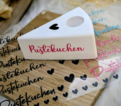 RubOn Sticker / Pustekuchen / A5 Bogen / Randlos /Abreibebilder / DIY Sticker für z.B. Glas Holz