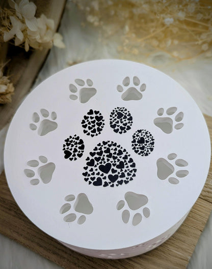 RubOn Sticker / Pfote / A5 Bogen / Randlos / Abreibebilder / DIY Sticker für z.B. Glas Holz