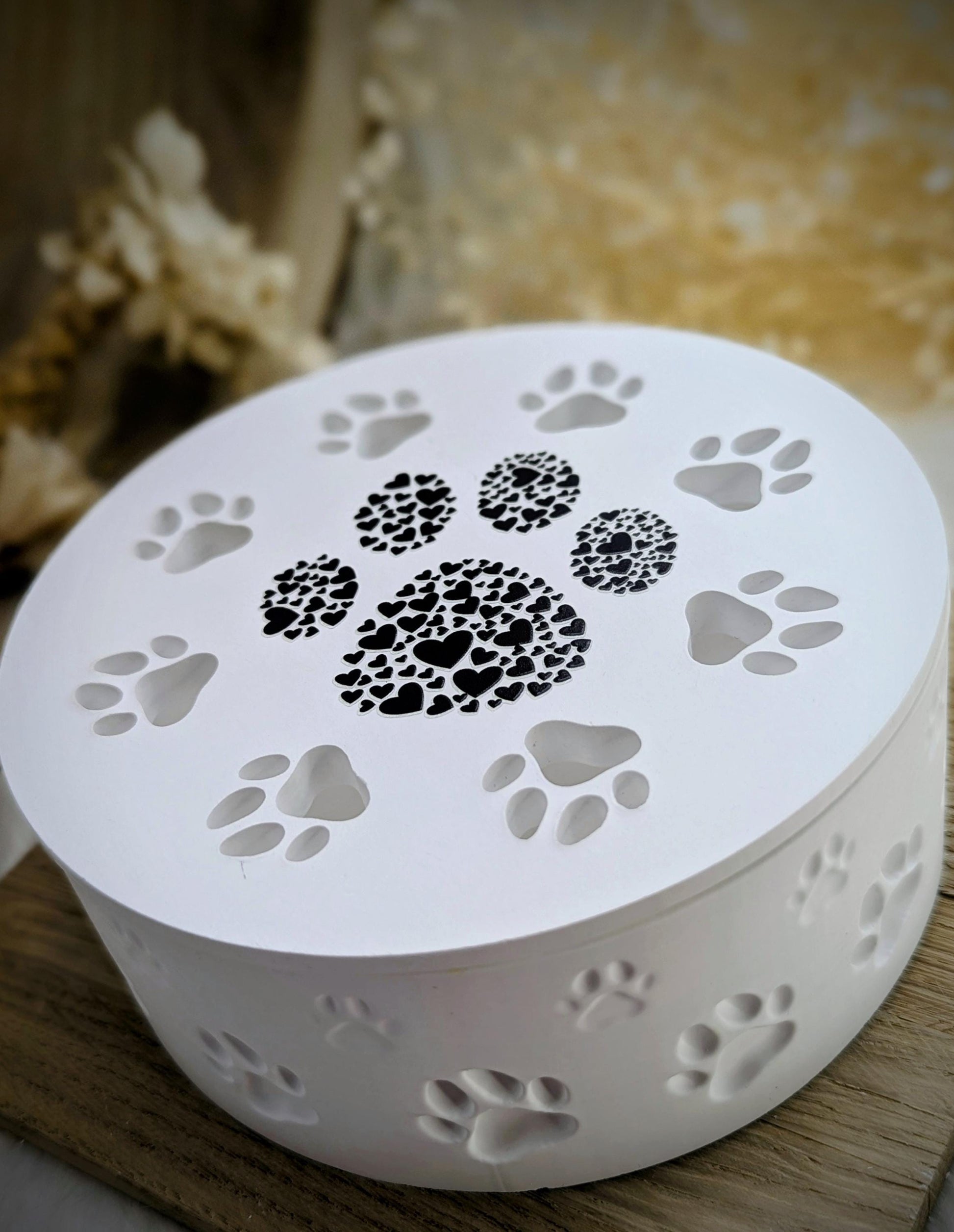 RubOn Sticker / Pfote / A5 Bogen / Randlos / Abreibebilder / DIY Sticker für z.B. Glas Holz