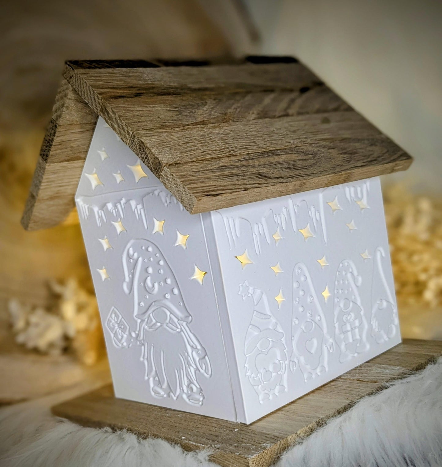 Silikonform für Lichthäuschen / Wichtelglück / Standardhaus / Lichthaus / Lichthaus mit Dach / Raysin / Silikonform