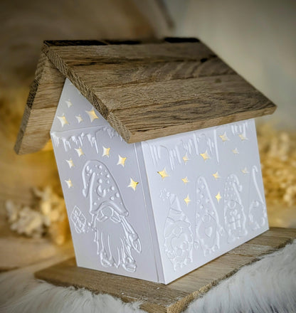 Silikonform für Lichthäuschen / Wichtelglück / Standardhaus / Lichthaus / Lichthaus mit Dach / Raysin / Silikonform