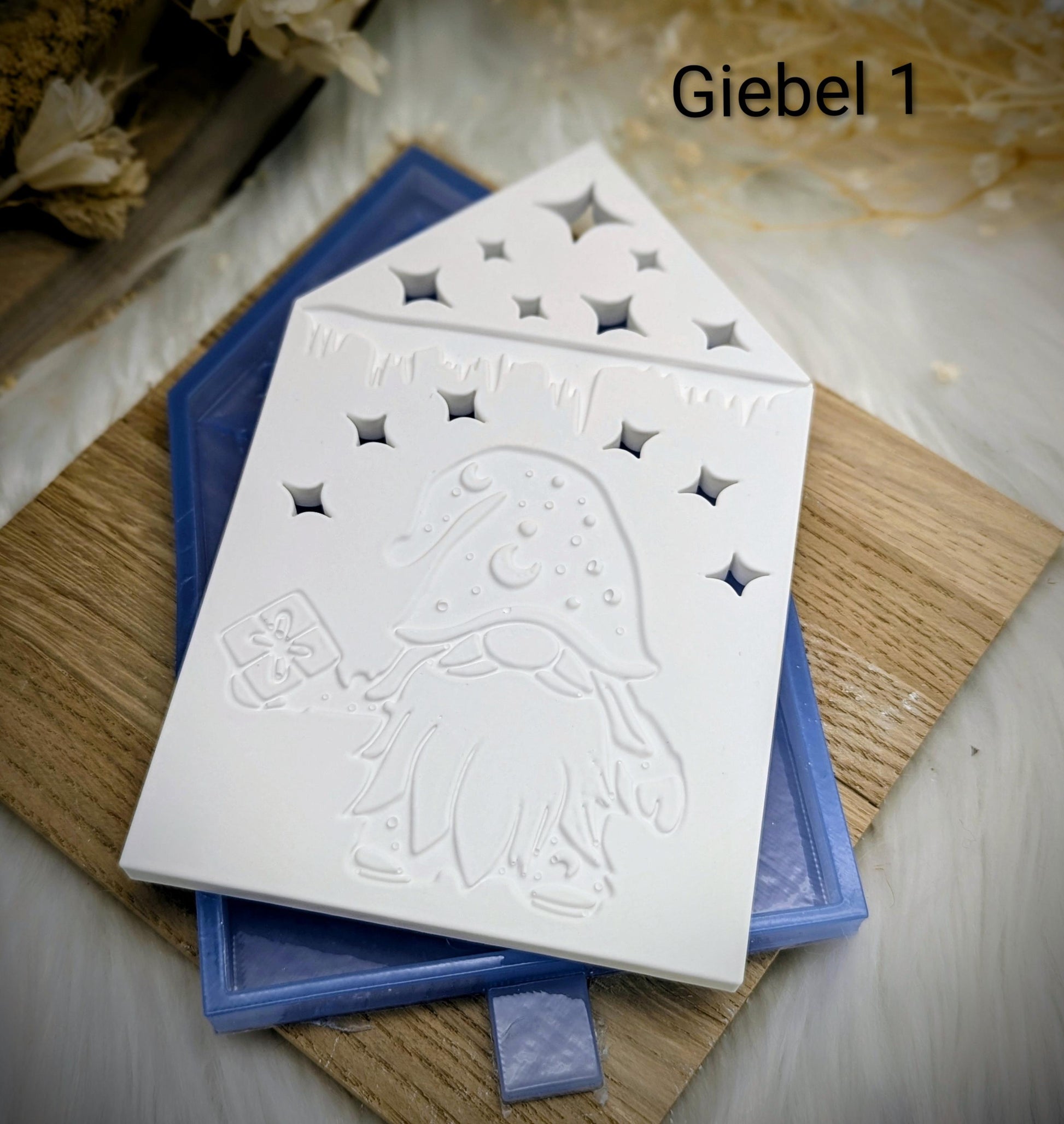 Silikonform für Lichthäuschen / Wichtelglück / Standardhaus / Lichthaus / Lichthaus mit Dach / Raysin / Silikonform