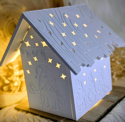 Dach für Standard Lichthäuschen / Himmelszelt / Stern / Sternmuster / Lichthaus / Lichthaus mit Dach / Raysin / Silikonform