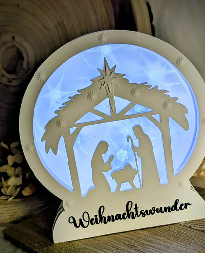 Loop Lampe/ Krippenlicht / Korpus / Lampe / Weihnachten / Gießform / Raysin / Silikonform