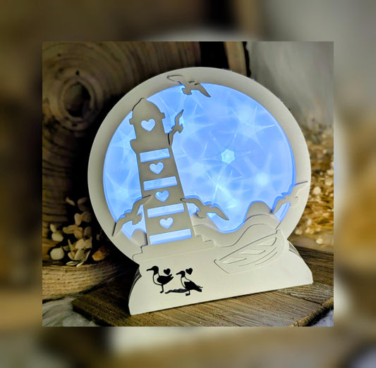 Loop Lampe/ Küstenlicht / Korpus / Lampe / Leuchtturm / Gießform / Raysin / Silikonform