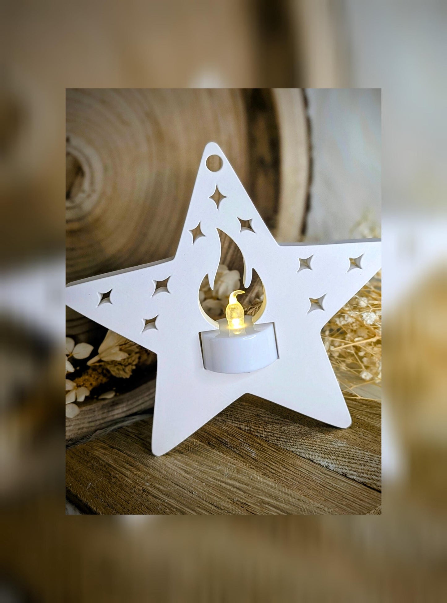 Leuchti der Stern / Raysin / Silikonform / Beleuchtung