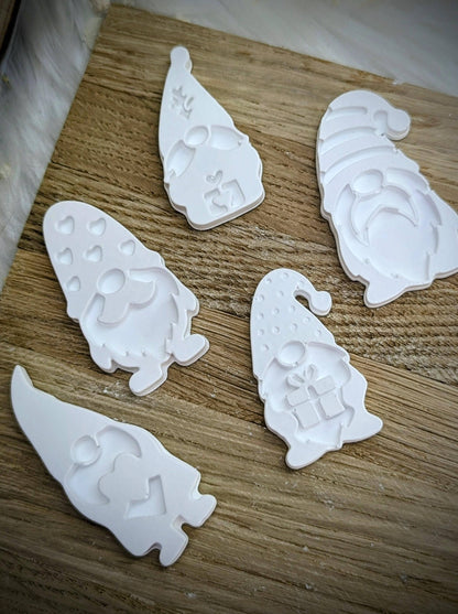 Silikonform Wichtel / Set 5 Stück / Gießform / Raysin / Silikonform