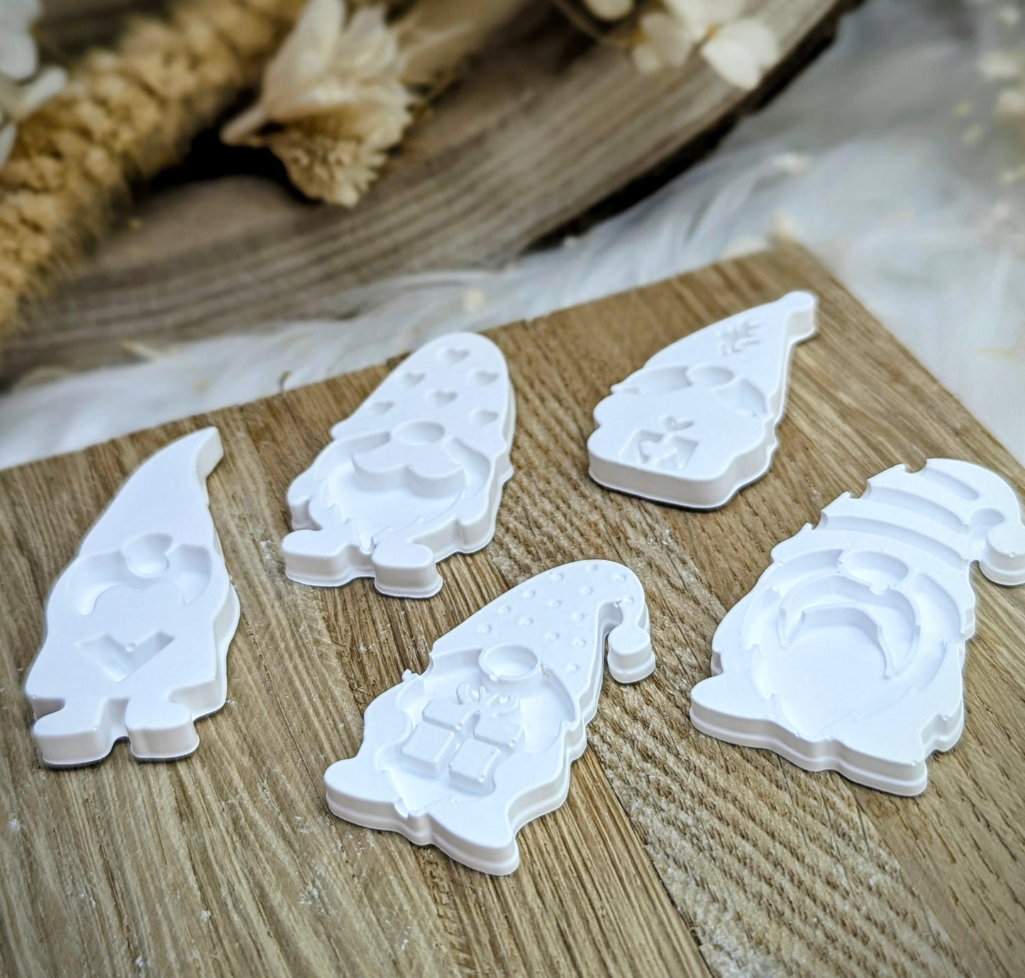 Silikonform Wichtel / Set 5 Stück / Gießform / Raysin / Silikonform