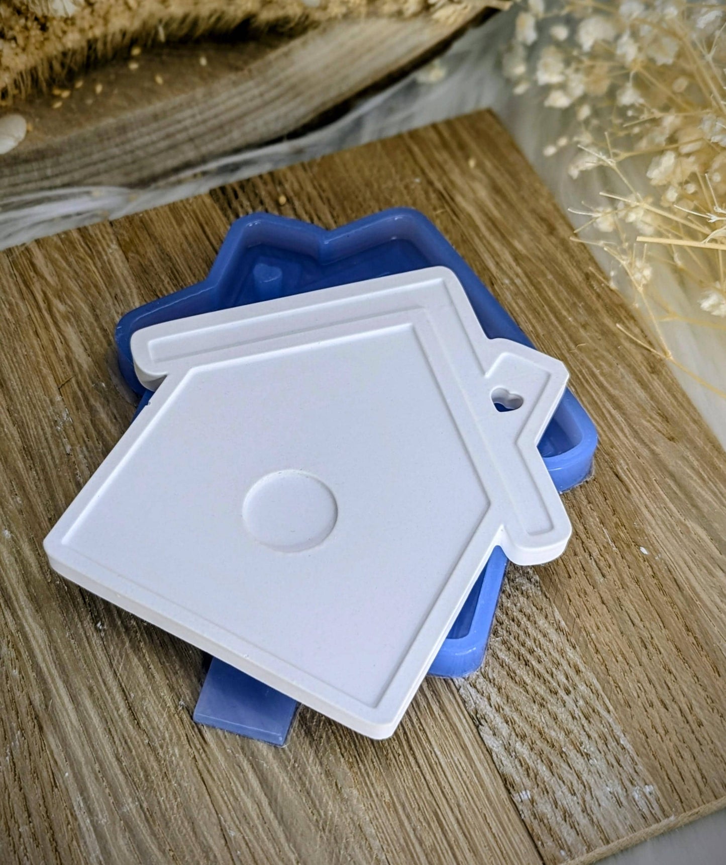 Silikonform Glücksbringer / Glückshäusle / Glücksschwein / Glücksklee / kleines Glückstrio / Geldgeschenk / Verpackungsidee / Raysin