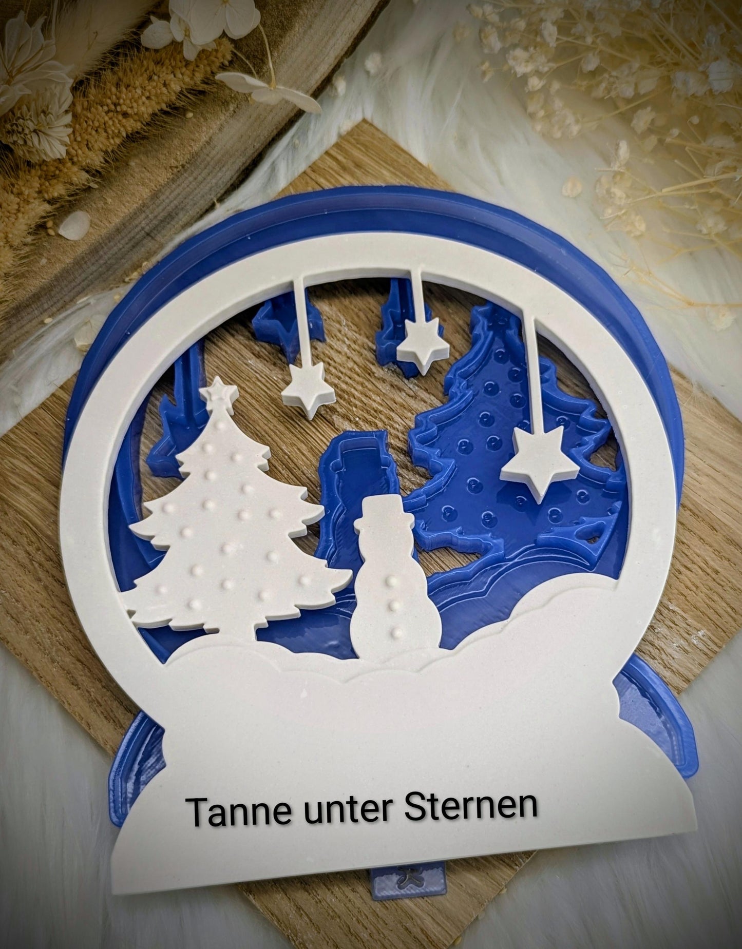 Loop Lampe/ Tanne unter Sternen / Korpus / Lampe / Schneemann / Gießform / Raysin / Silikonform