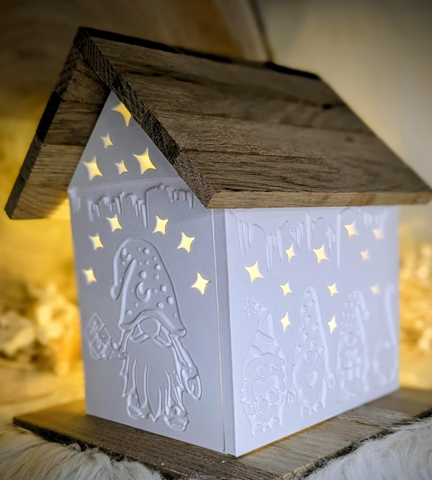 Silikonform für Lichthäuschen / Wichtelglück / Standardhaus / Lichthaus / Lichthaus mit Dach / Raysin / Silikonform