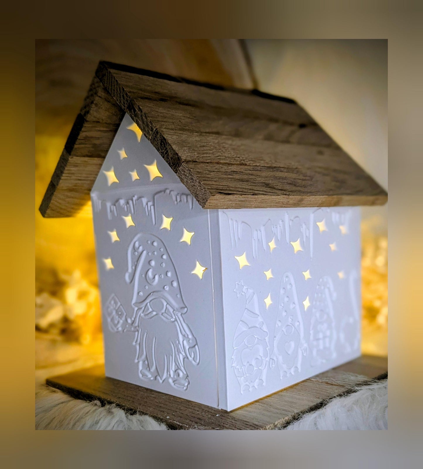 Silikonform für Lichthäuschen / Wichtelglück / Standardhaus / Lichthaus / Lichthaus mit Dach / Raysin / Silikonform