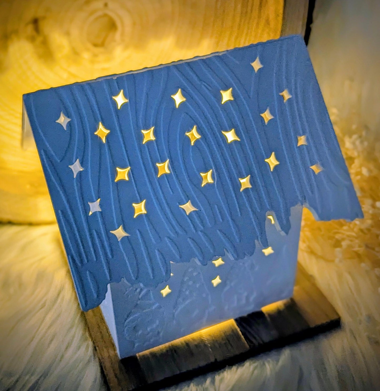 Dach für Standard Lichthäuschen / Himmelszelt / Stern / Sternmuster / Lichthaus / Lichthaus mit Dach / Raysin / Silikonform