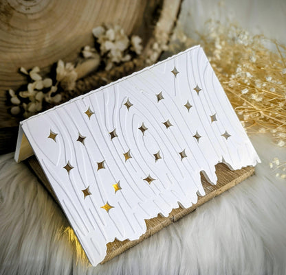 Dach für Standard Lichthäuschen / Himmelszelt / Stern / Sternmuster / Lichthaus / Lichthaus mit Dach / Raysin / Silikonform