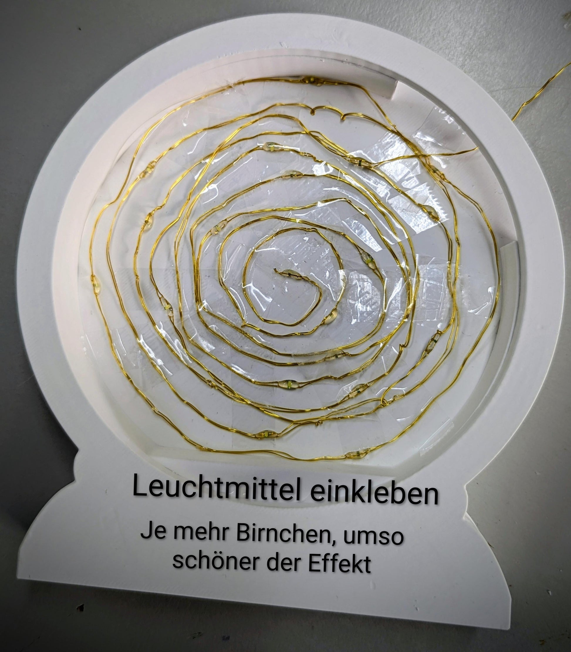 Loop Lampe/ kleines Winterstädtchen / Korpus / Lampe / Häuser / Gießform / Raysin / Silikonform