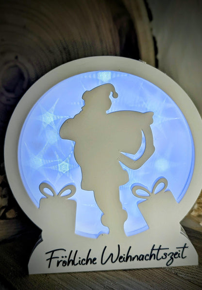 Loop Lampe/ Weihnachtsmann / Korpus / Lampe / Weihnachten / Gießform / Raysin / Silikonform