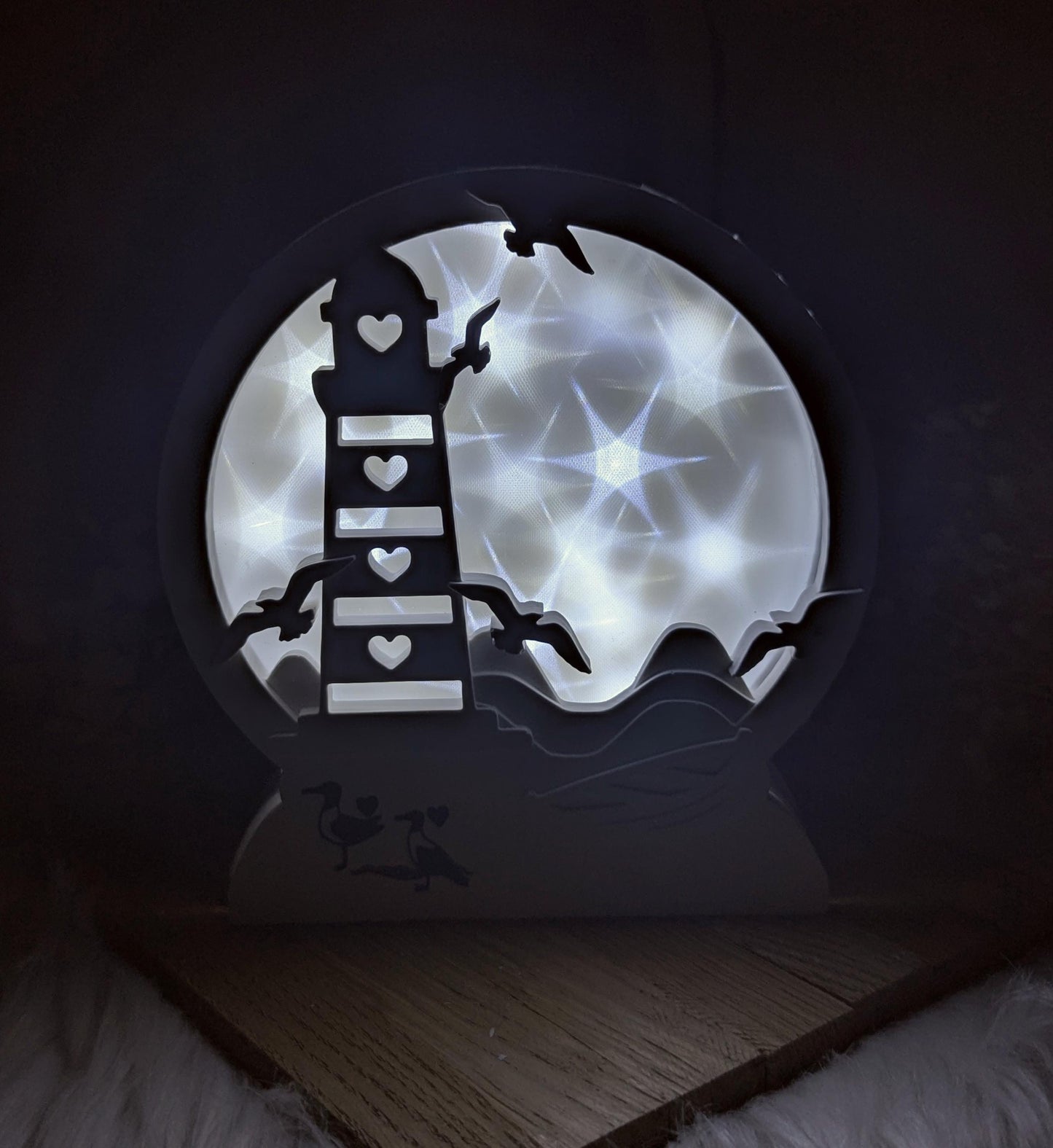 Loop Lampe/ Küstenlicht / Korpus / Lampe / Leuchtturm / Gießform / Raysin / Silikonform