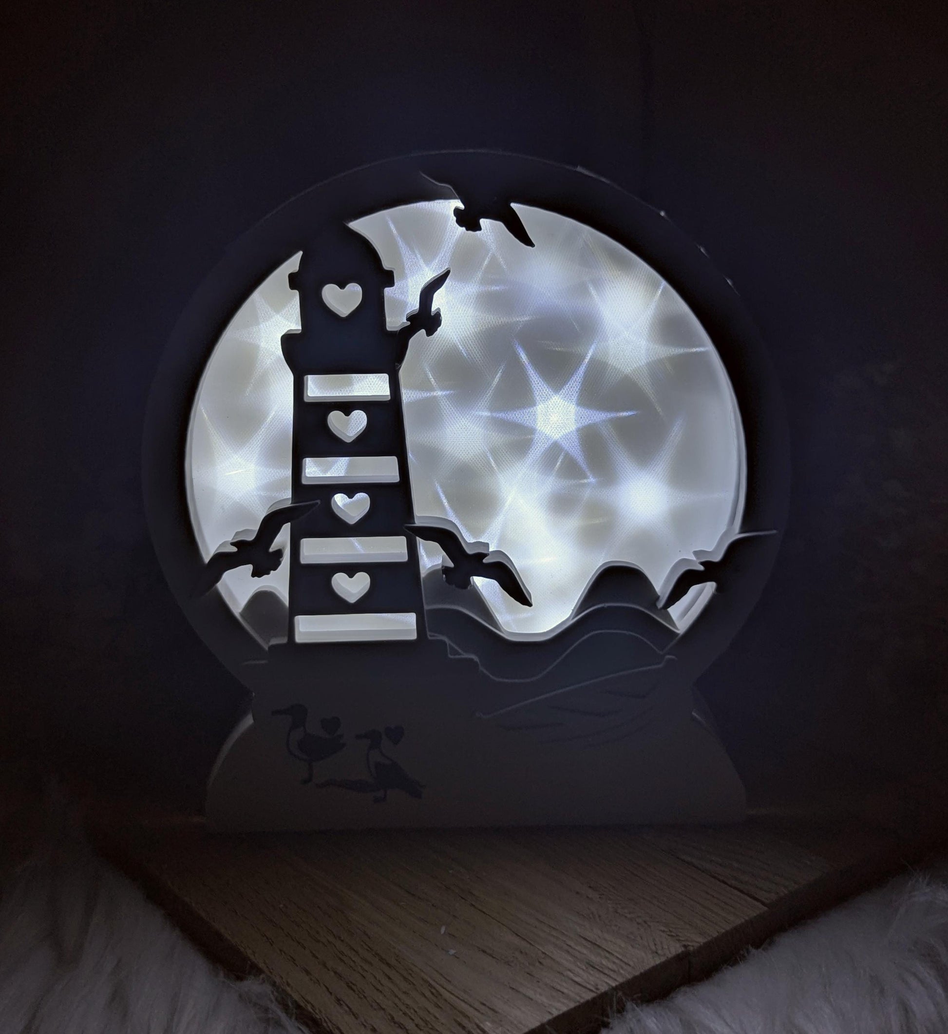 Loop Lampe/ Küstenlicht / Korpus / Lampe / Leuchtturm / Gießform / Raysin / Silikonform