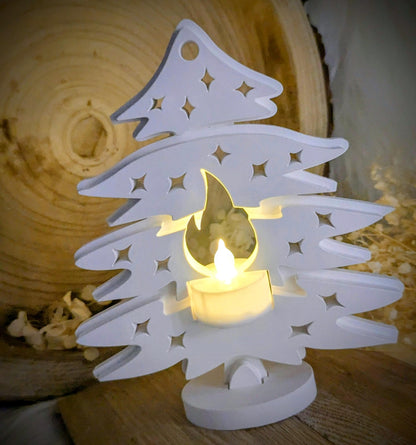 Leuchti der Tannenbaum Löwe / Raysin / Silikonform / Beleuchtung