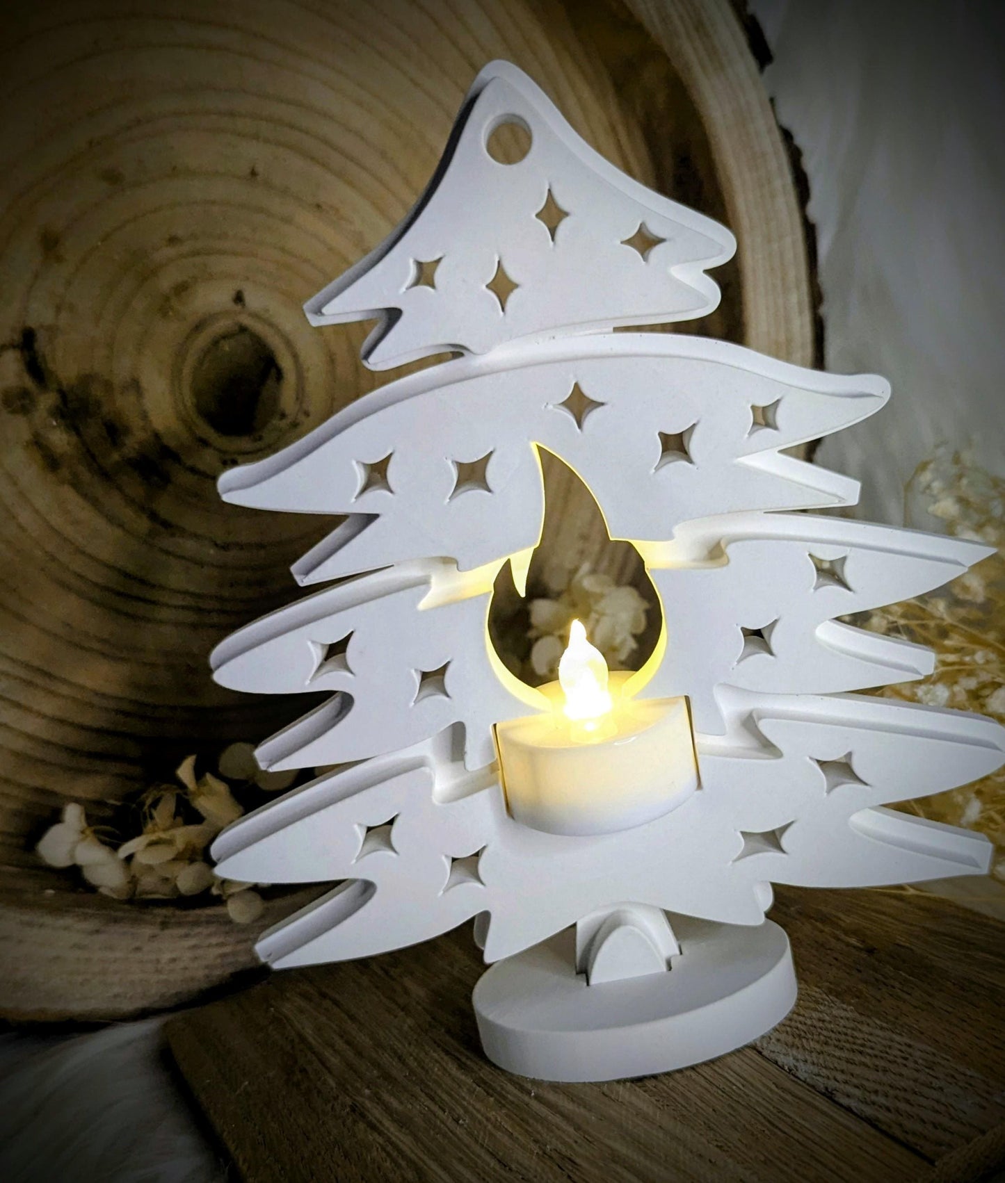 Leuchti der Tannenbaum Löwe / Raysin / Silikonform / Beleuchtung