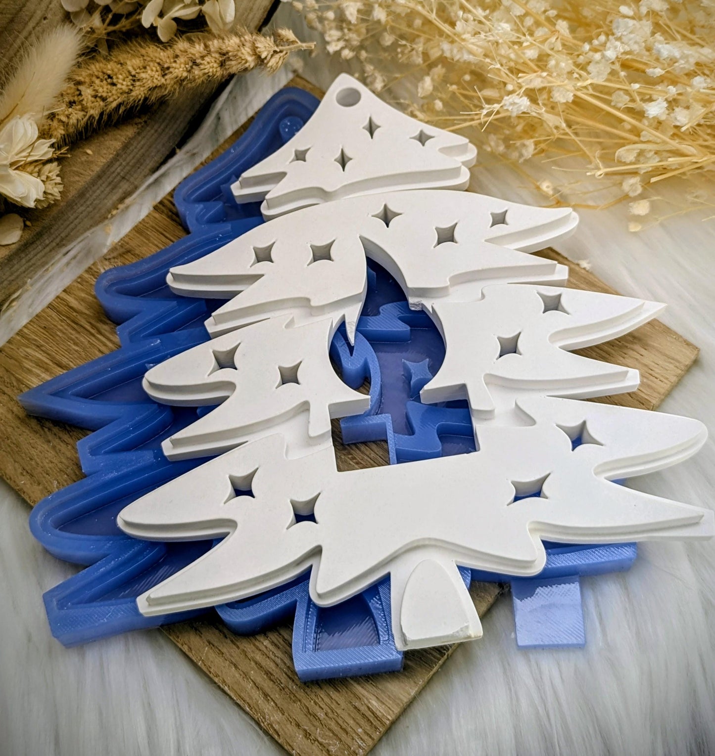 Leuchti der Tannenbaum Löwe / Raysin / Silikonform / Beleuchtung