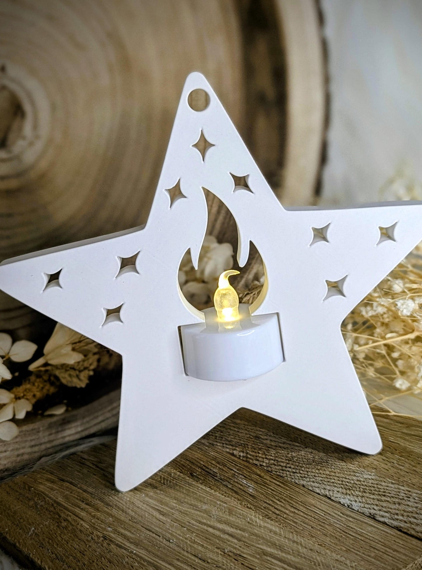 Leuchti der Stern / Raysin / Silikonform / Beleuchtung