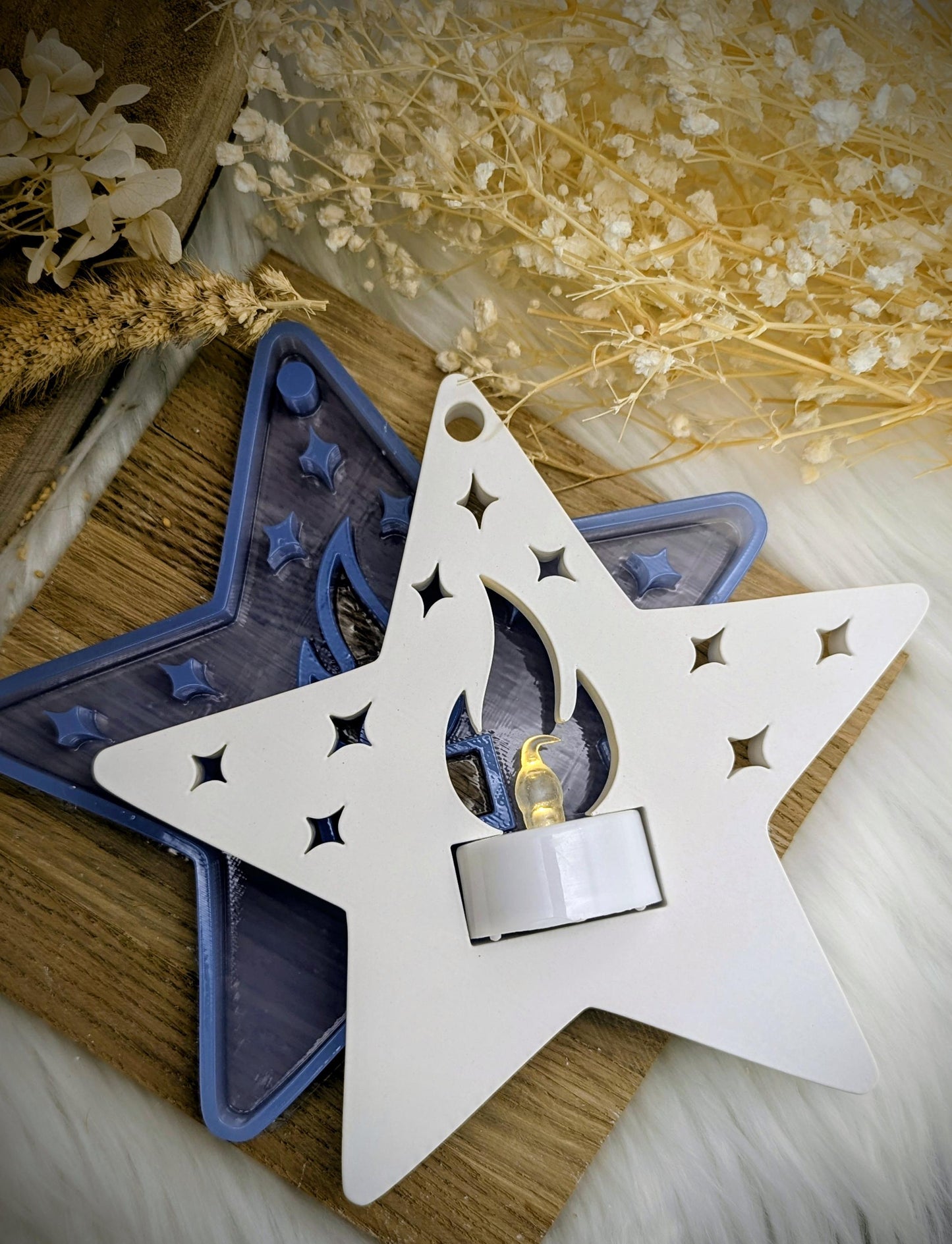 Leuchti der Stern / Raysin / Silikonform / Beleuchtung