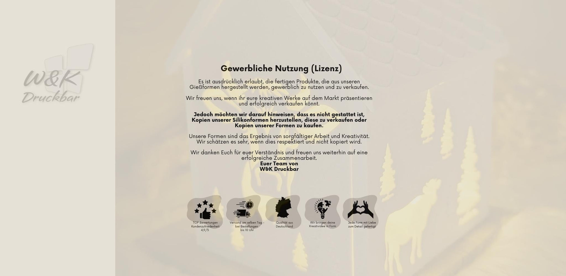 Wichtelwelt / Miniatur / Gießform / Raysin / Silikonform