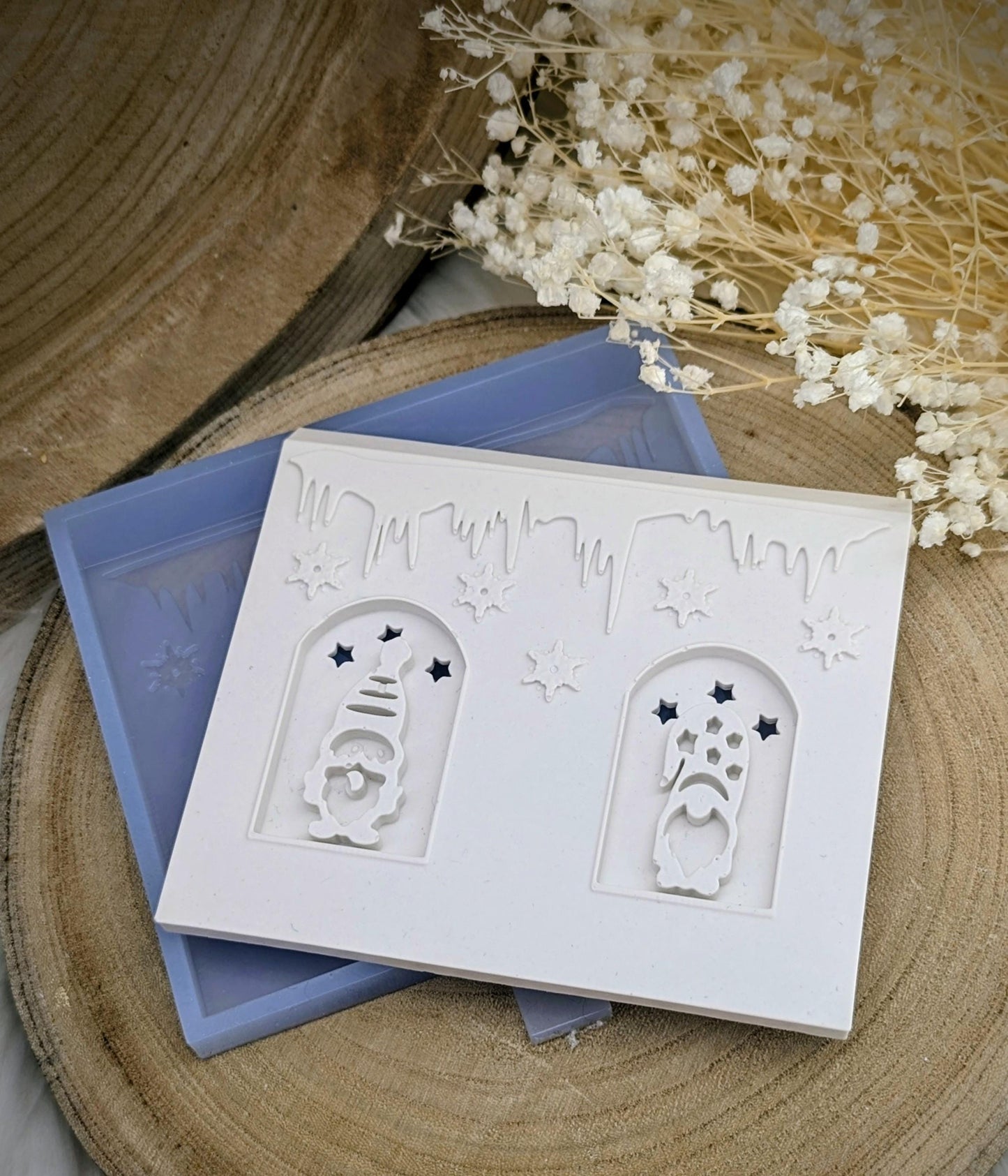 Silikonform für Lichthäuschen / Wichtelzauber / Standardhaus / Lichthaus / Lichthaus mit Dach / Raysin / Silikonform