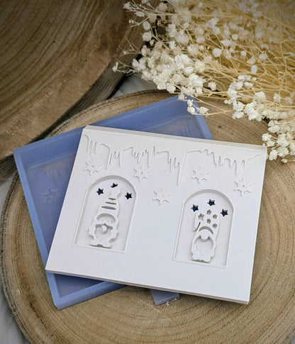 Silikonform für Lichthäuschen / Wichtelzauber / Standardhaus / Lichthaus / Lichthaus mit Dach / Raysin / Silikonform