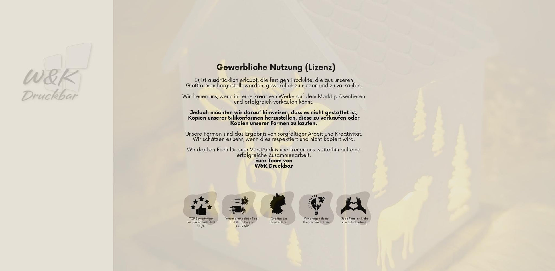 Silikonform für Lichthäuschen / Wichtelzauber / Standardhaus / Lichthaus / Lichthaus mit Dach / Raysin / Silikonform