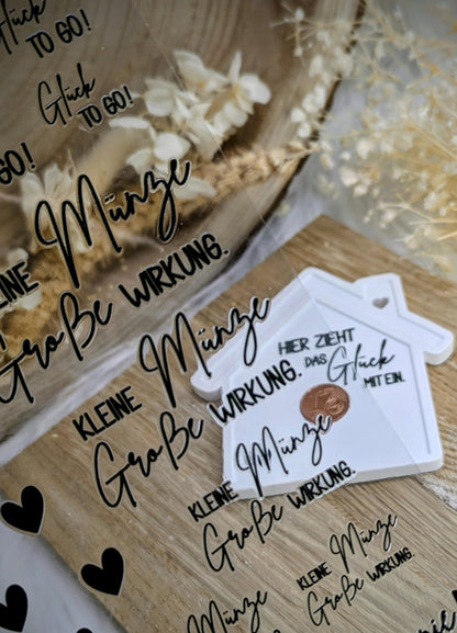 RubOn Sticker / Glück / A4 Bogen / Randlos /Abreibebilder / DIY Sticker für z.B. Glas Holz