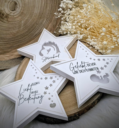 Silikonform für Beleuchteter Stern / Sternenkind / Behüteter Stern / Sternenreise / Herzstern / Raysin / Silikonform