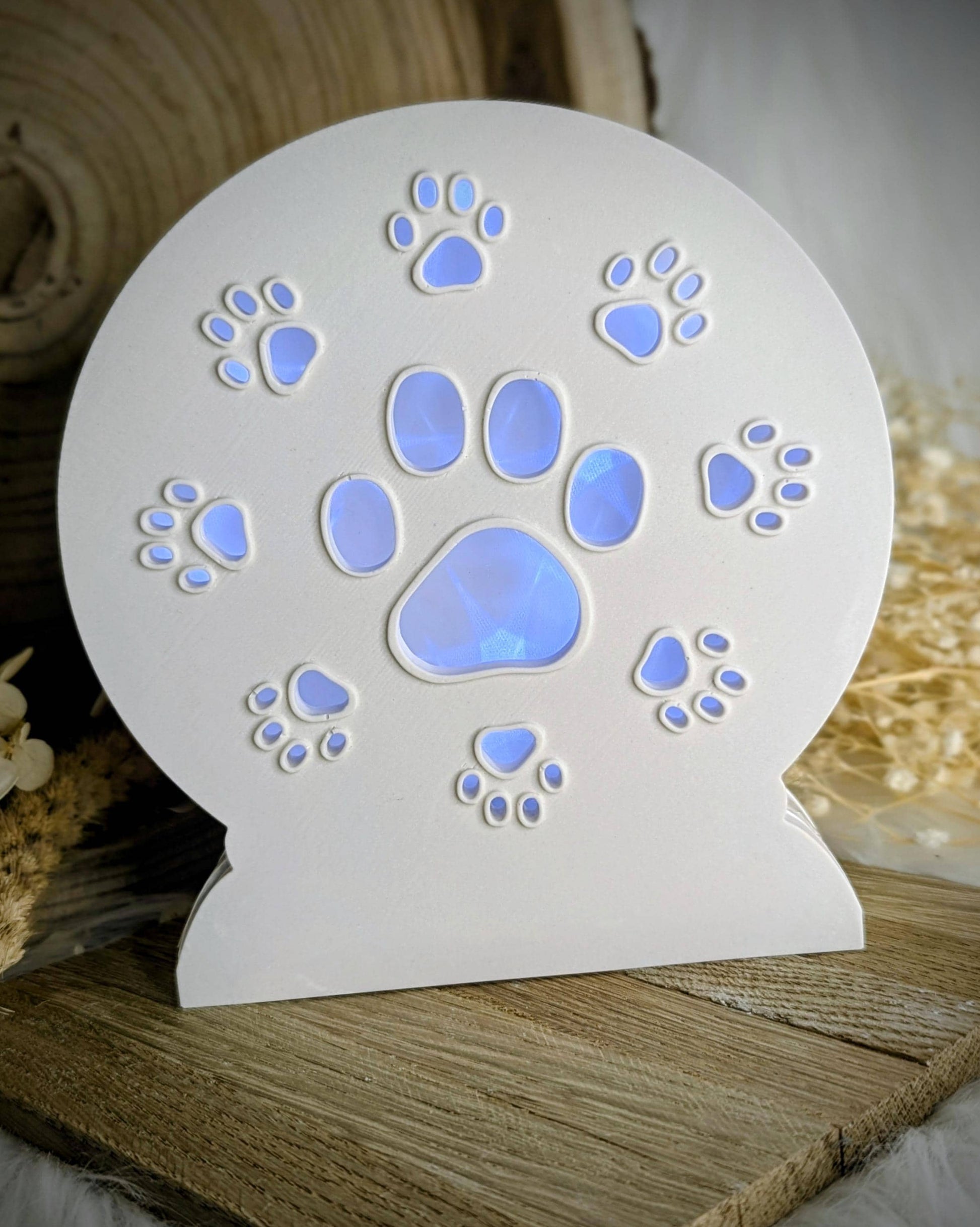 Loop Lampe/ Leuchtpfötchen / Korpus / Lampe / Tiere / Gießform / Raysin / Silikonform