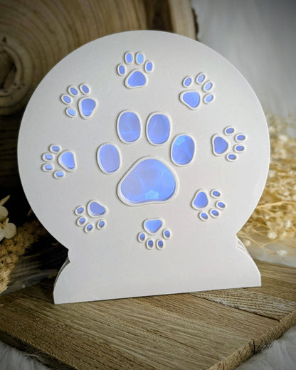 Loop Lampe/ Leuchtpfötchen / Korpus / Lampe / Tiere / Gießform / Raysin / Silikonform