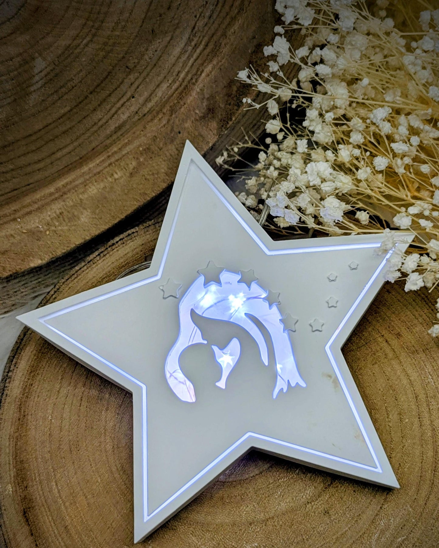 Silikonform für Beleuchteter Stern / Sternenkind / Behüteter Stern / Sternenreise / Herzstern / Raysin / Silikonform
