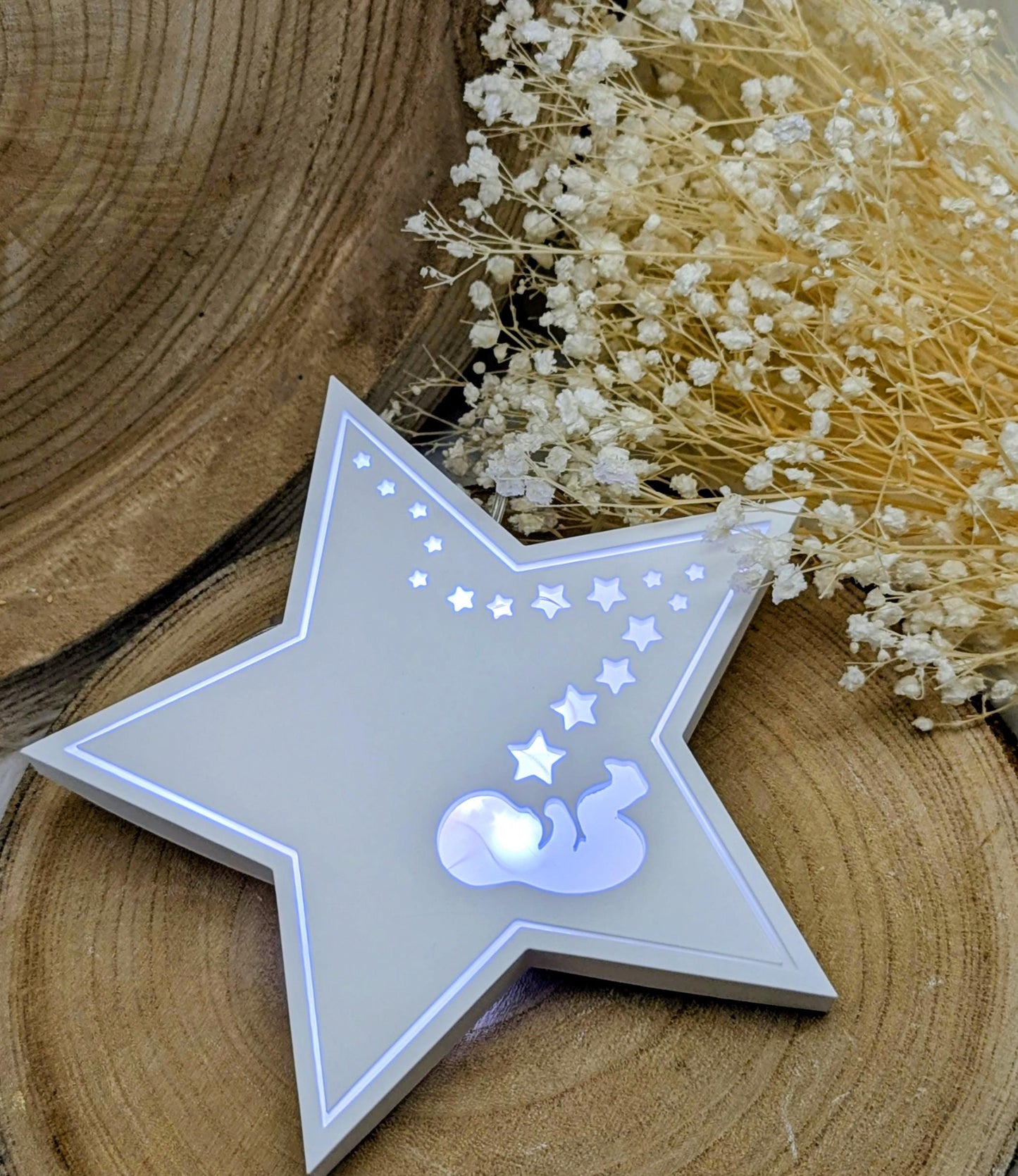 Silikonform für Beleuchteter Stern / Sternenkind / Behüteter Stern / Sternenreise / Herzstern / Raysin / Silikonform