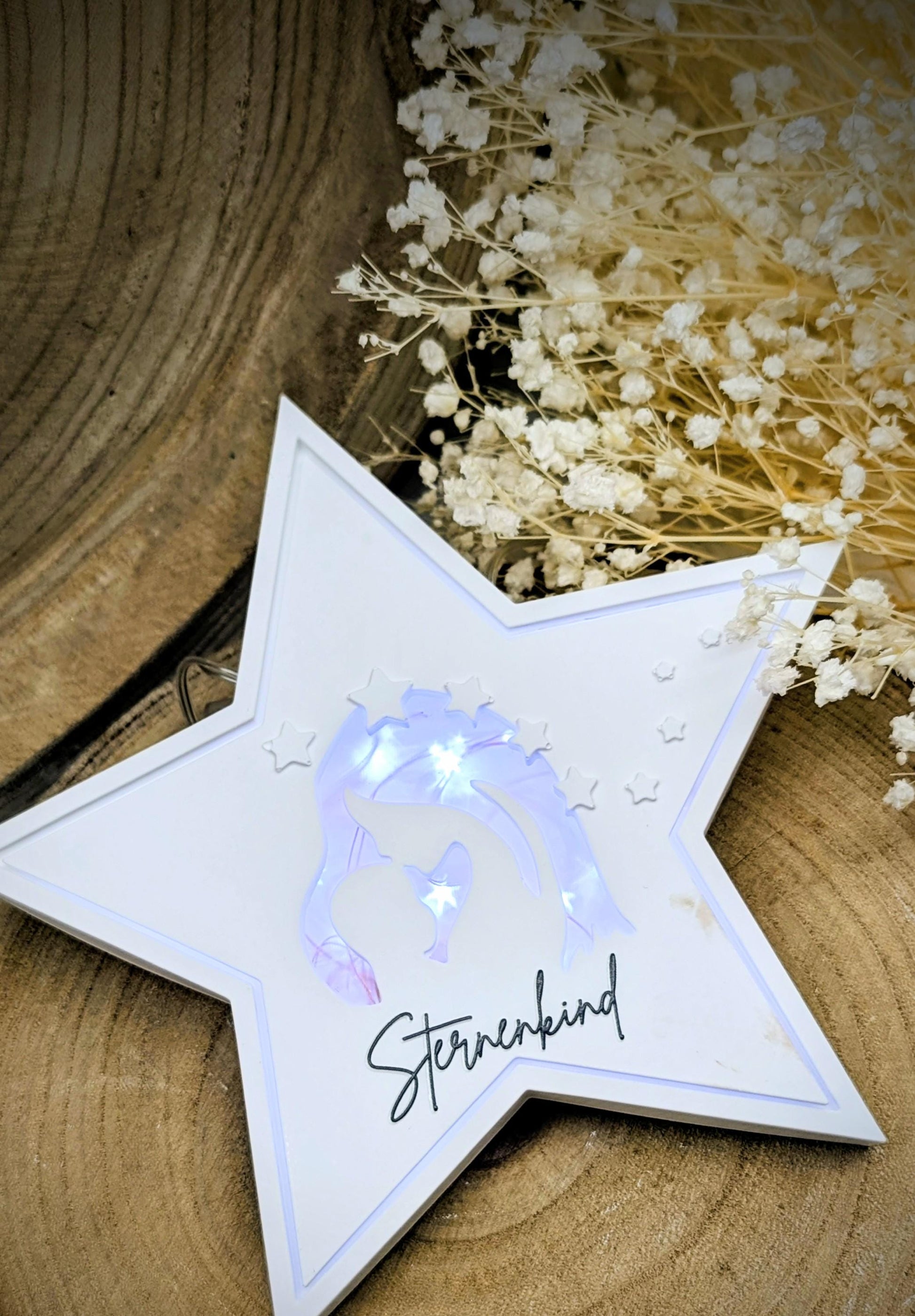 Silikonform für Beleuchteter Stern / Sternenkind / Behüteter Stern / Sternenreise / Herzstern / Raysin / Silikonform