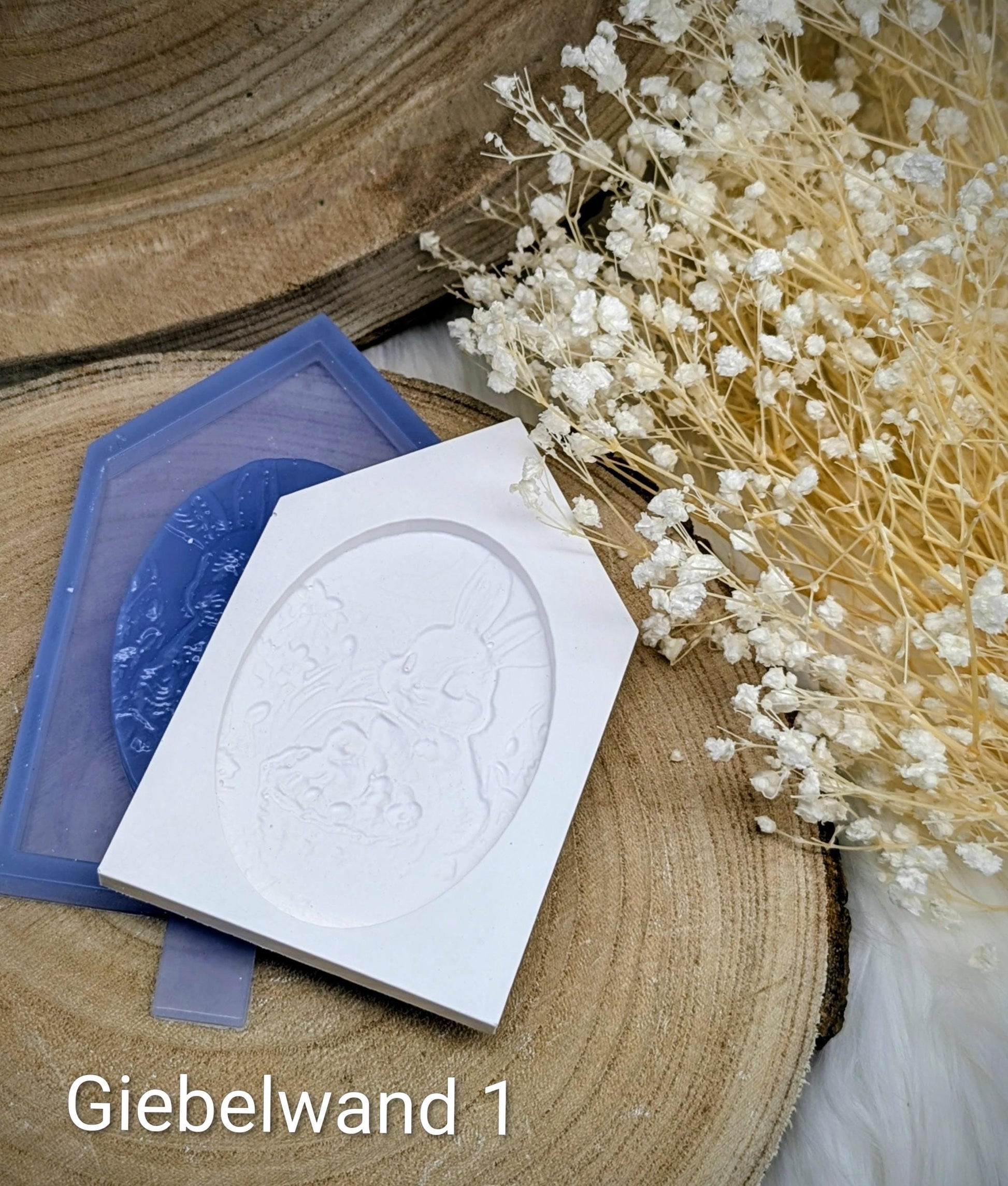 Silikonform für Lichthäuschen Lithophane / Ostern / Standarthaus / Lichthaus mit Dach / Raysin / Silikonform