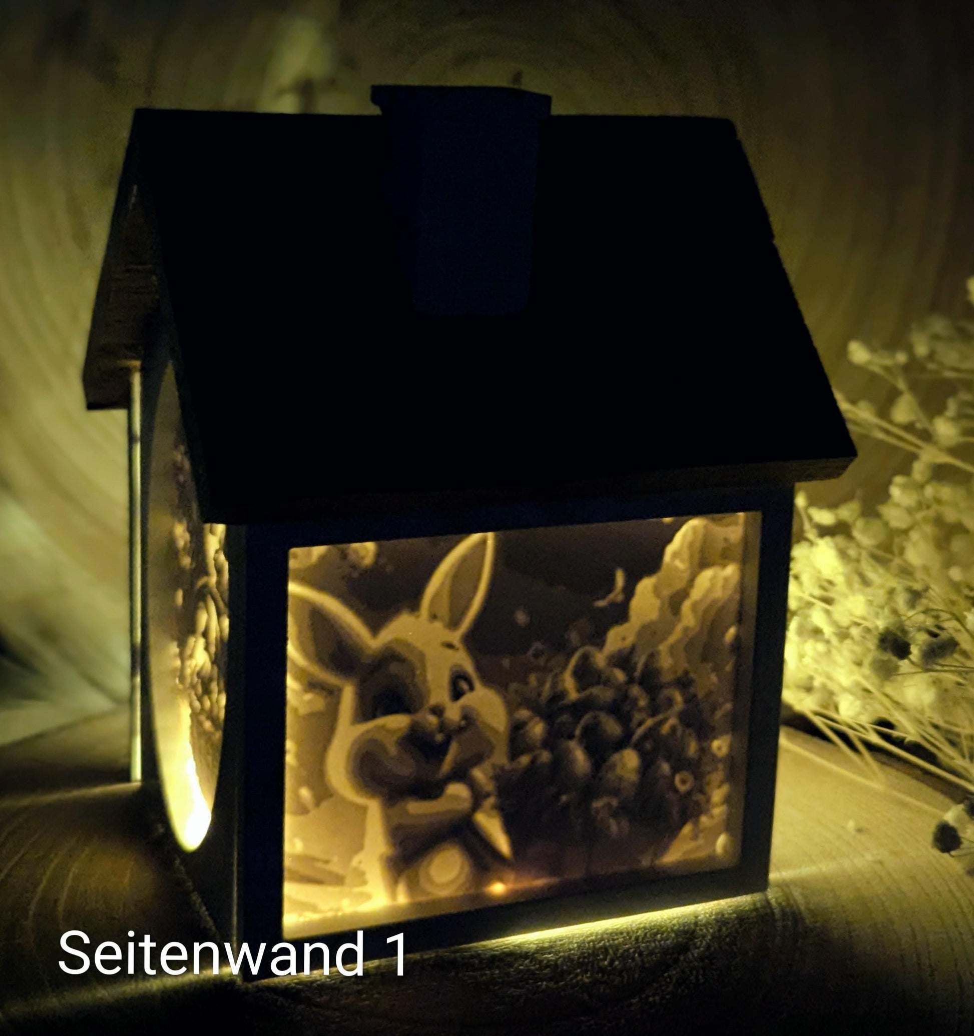 Silikonform für Lichthäuschen Lithophane / Ostern / Standarthaus / Lichthaus mit Dach / Raysin / Silikonform