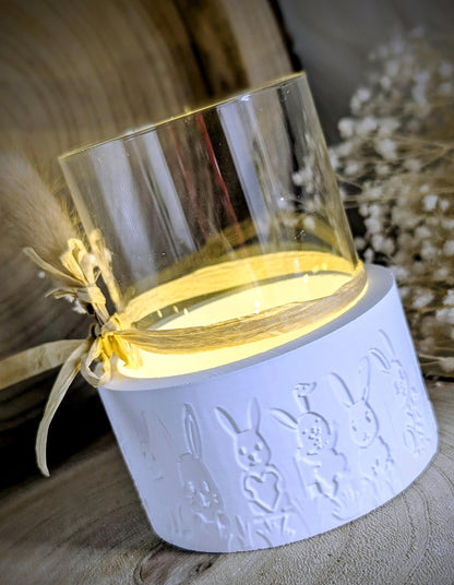 Silikonform für MINI Schale / Hasenrunde / Ostern / Wichtelschale / mit Boden / Raysin / Silikonform