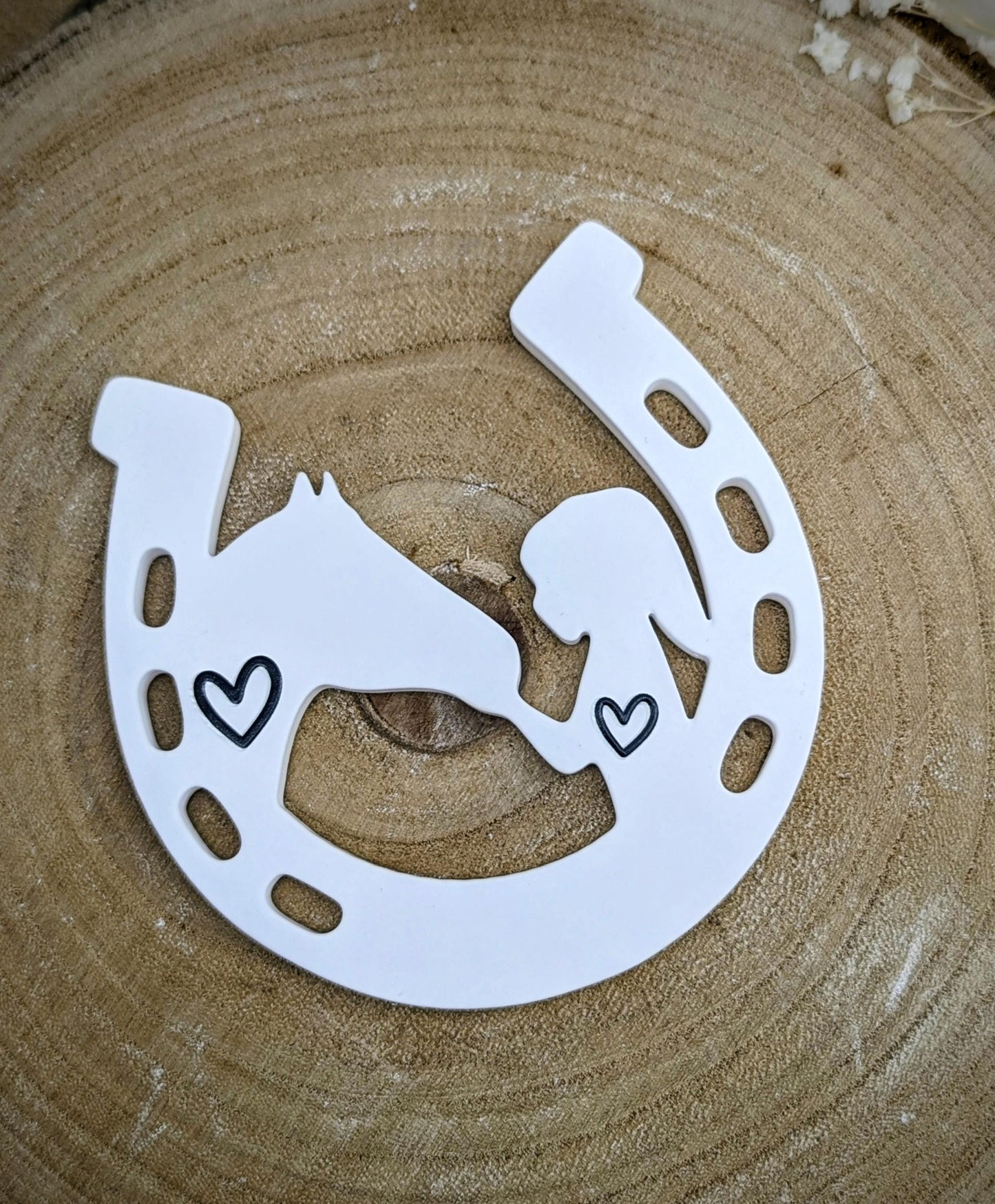 Hufeisen / Pferdekopf/ Raysin / Silikonform / Beleuchtung