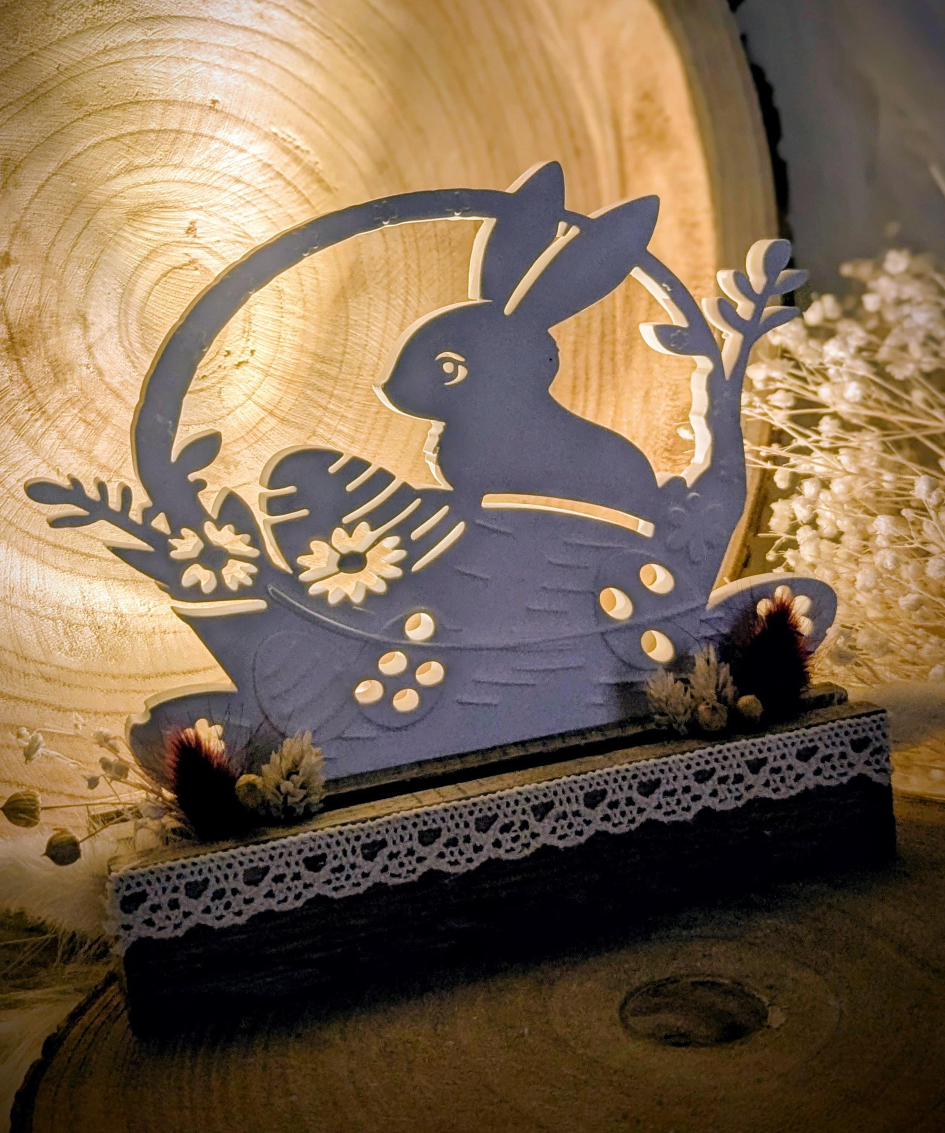 Silikonform Osterkranz "Hasenglück" / Hase / Kranz / Türkranz / Gießform / Raysin / Silikonform