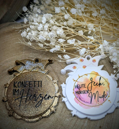 Silikonform Karnevalsorden / Karneval / Fasching / 5. Jahreszeit / Gießform / Raysin / Silikonform