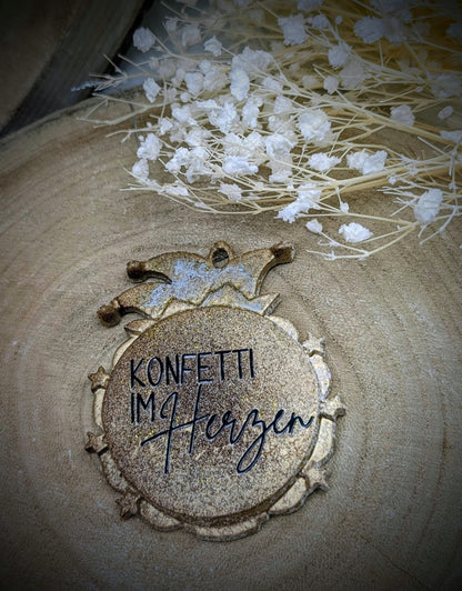 Silikonform Karnevalsorden / Karneval / Fasching / 5. Jahreszeit / Gießform / Raysin / Silikonform