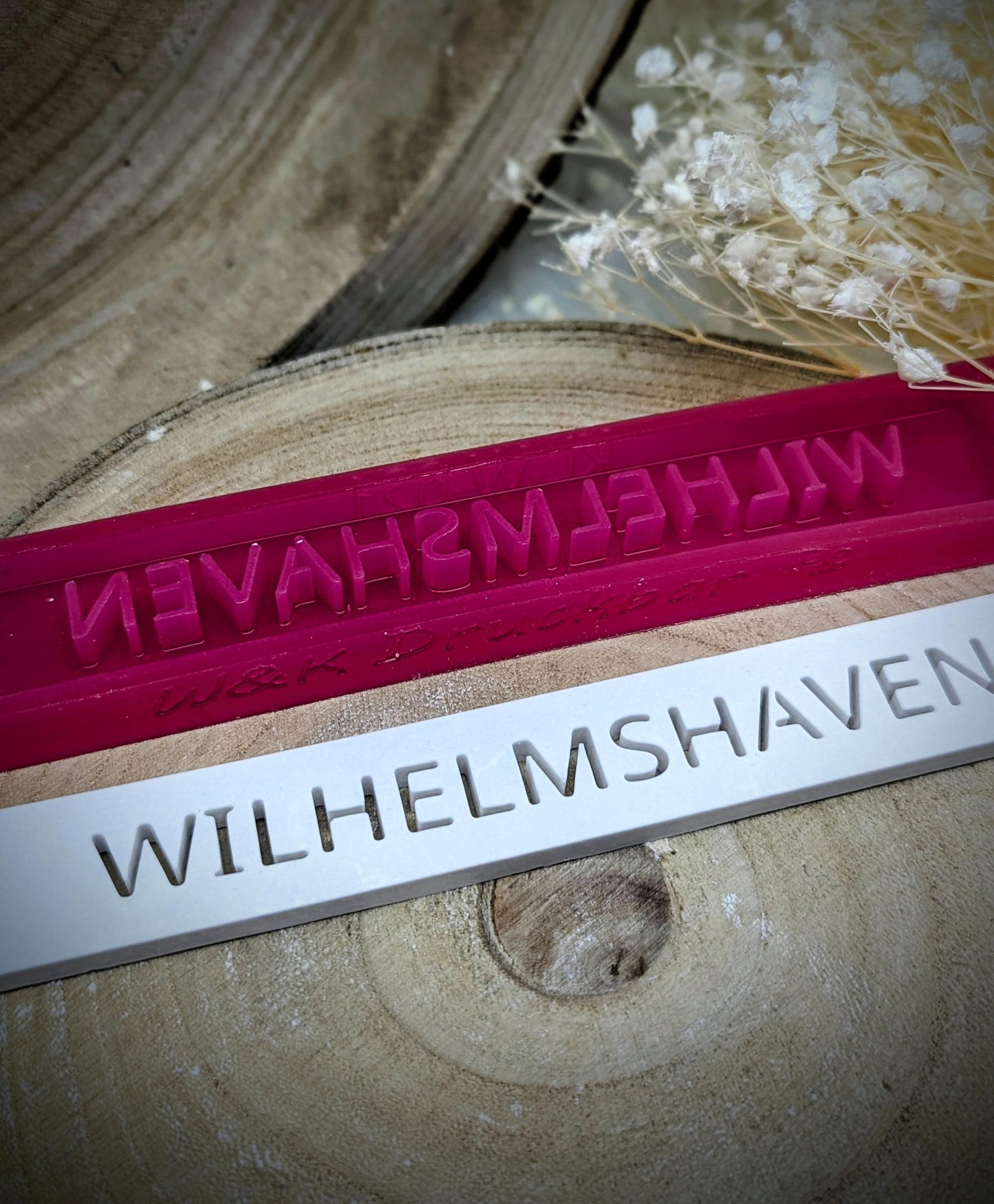 Klötzchen Gießform / WILHELMSHAVEN / Silikonform für Klötzchen / 160x22x8 mm / Silikon Klötzchen Gießform /Gießform Klötzchen